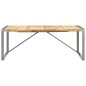Tavolo da Pranzo 200x100x75cm in Legno Massello di Mango Grezzo Tavolo da Pranzo 200x100x75cm in Legno Massello di Mango Grezzo