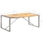 Tavolo da Pranzo 200x100x75cm in Legno Massello di Mango Grezzo Tavolo da Pranzo 200x100x75cm in Legno Massello di Mango Grezzo