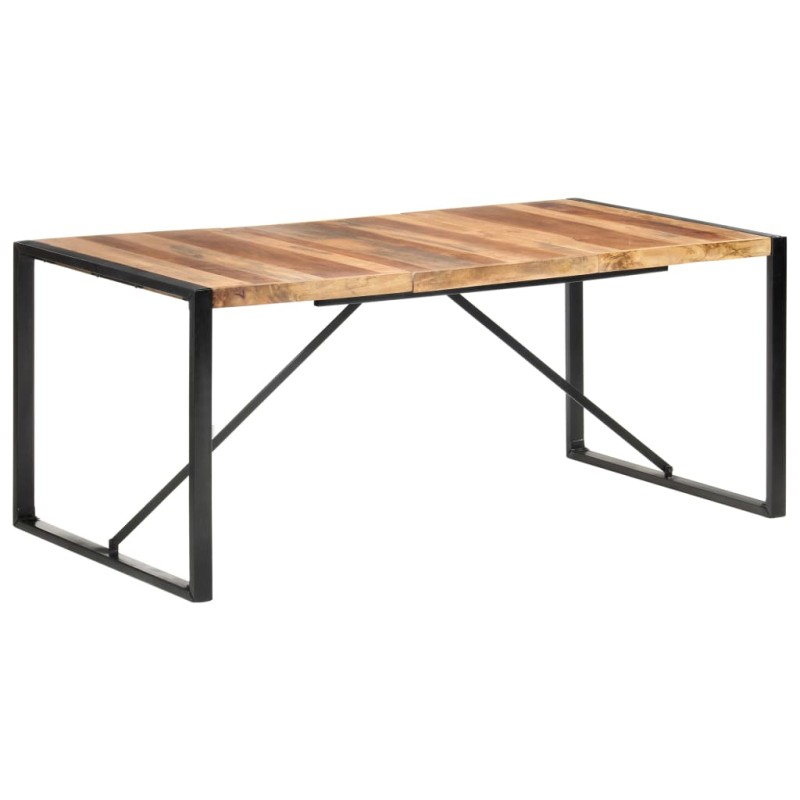 Tavolo da Pranzo 180x90x75 cm Legno Massello Finitura Sheesham Tavolo da Pranzo 180x90x75 cm Legno Massello Finitura Sheesham