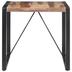 Tavolo da Pranzo 80x80x75 cm Legno Massello Finitura Sheesham