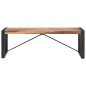 Tavolino 120x60x40 cm in Legno Massello e Finitura Sheesham Tavolino 120x60x40 cm in Legno Massello e Finitura Sheesham
