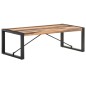 Tavolino 120x60x40 cm in Legno Massello e Finitura Sheesham Tavolino 120x60x40 cm in Legno Massello e Finitura Sheesham