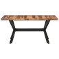 Tavolo da Pranzo 160x80x75 cm Legno Massello con Finitura Miele Tavolo da Pranzo 160x80x75 cm Legno Massello con Finitura Miele