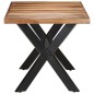 Tavolo da Pranzo 160x80x75 cm Legno Massello con Finitura Miele Tavolo da Pranzo 160x80x75 cm Legno Massello con Finitura Miele