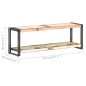 Mobile Porta TV 120x30x40 cm in Legno Massello di Recupero Mobile Porta TV 120x30x40 cm in Legno Massello di Recupero
