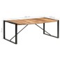 Tavolo da Pranzo 200x100x75 cm Legno Massello Finitura Sheesham Tavolo da Pranzo 200x100x75 cm Legno Massello Finitura Sheesham