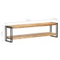 Mobile Porta TV 150x30x40 cm Legno di Mango Grezzo Mobile Porta TV 150x30x40 cm Legno di Mango Grezzo