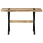 Tavolo da Pranzo 120x60x76 cm in Legno di Mango Grezzo Tavolo da Pranzo 120x60x76 cm in Legno di Mango Grezzo