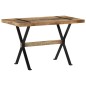 Tavolo da Pranzo 120x60x76 cm in Legno di Mango Grezzo Tavolo da Pranzo 120x60x76 cm in Legno di Mango Grezzo