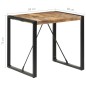 Tavolo da Pranzo 80x80x75 cm in Legno di Mango Grezzo Tavolo da Pranzo 80x80x75 cm in Legno di Mango Grezzo