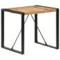 Tavolo da Pranzo 80x80x75 cm in Legno di Mango Grezzo Tavolo da Pranzo 80x80x75 cm in Legno di Mango Grezzo
