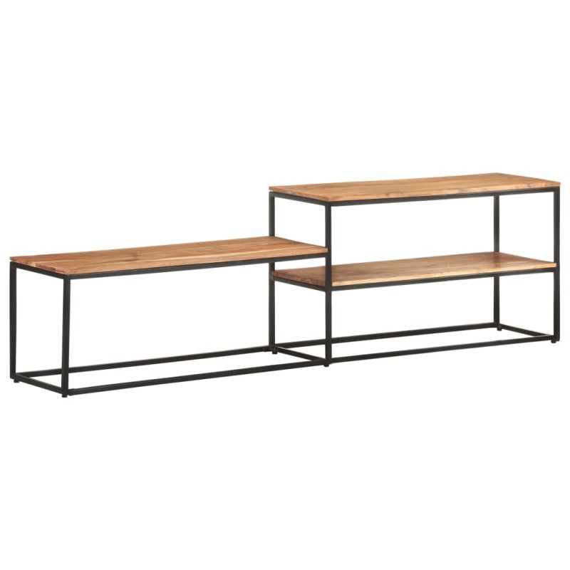 Mobile Porta TV 180x30x50 cm in Legno Massello di Acacia Mobile Porta TV 180x30x50 cm in Legno Massello di Acacia