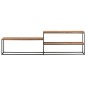 Mobile Porta TV 180x30x50 cm in Legno Massello di Acacia Mobile Porta TV 180x30x50 cm in Legno Massello di Acacia