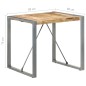 Tavolo da Pranzo 80x80x75 cm in Legno di Mango Grezzo Tavolo da Pranzo 80x80x75 cm in Legno di Mango Grezzo