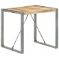 Tavolo da Pranzo 80x80x75 cm in Legno di Mango Grezzo Tavolo da Pranzo 80x80x75 cm in Legno di Mango Grezzo