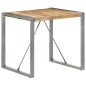 Tavolo da Pranzo 80x80x75 cm in Legno di Mango Grezzo Tavolo da Pranzo 80x80x75 cm in Legno di Mango Grezzo