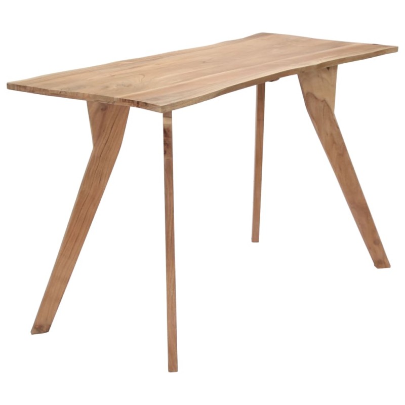 Tavolo da Pranzo 120x58x76 cm in Legno Massello di Acacia Tavolo da Pranzo 120x58x76 cm in Legno Massello di Acacia