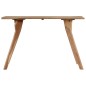 Tavolo da Pranzo 120x58x76 cm in Legno Massello di Acacia Tavolo da Pranzo 120x58x76 cm in Legno Massello di Acacia