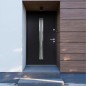 Porta Ingresso in Alluminio Antracite 90x200 cm Porta Ingresso in Alluminio Antracite 90x200 cm
