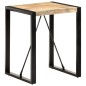 Tavolo da Pranzo 60x60x75 cm in Legno Massello di Mango Grezzo Tavolo da Pranzo 60x60x75 cm in Legno Massello di Mango Grezzo