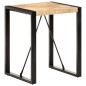 Tavolo da Pranzo 60x60x75 cm in Legno Massello di Mango Grezzo Tavolo da Pranzo 60x60x75 cm in Legno Massello di Mango Grezzo