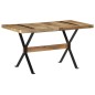 Tavolo da Pranzo 140x70x76 cm in Legno di Mango Grezzo Tavolo da Pranzo 140x70x76 cm in Legno di Mango Grezzo
