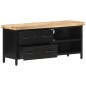 Mobile Porta TV 90x30x41 cm in Legno di Mango Grezzo Mobile Porta TV 90x30x41 cm in Legno di Mango Grezzo