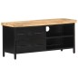 Mobile Porta TV 90x30x41 cm in Legno di Mango Grezzo Mobile Porta TV 90x30x41 cm in Legno di Mango Grezzo