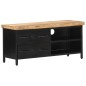 Mobile Porta TV 90x30x41 cm in Legno di Mango Grezzo Mobile Porta TV 90x30x41 cm in Legno di Mango Grezzo