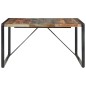 Tavolo da Pranzo 140x140x75 cm in Legno Massello di Recupero Tavolo da Pranzo 140x140x75 cm in Legno Massello di Recupero