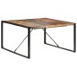 Tavolo da Pranzo 140x140x75 cm in Legno Massello di Recupero Tavolo da Pranzo 140x140x75 cm in Legno Massello di Recupero