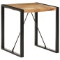 vidaXL Tavolo da Pranzo 70x70x75 cm in Legno Massello di Mango Grezzo