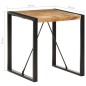 vidaXL Tavolo da Pranzo 70x70x75 cm in Legno Massello di Mango Grezzo