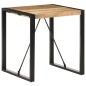 vidaXL Tavolo da Pranzo 70x70x75 cm in Legno Massello di Mango Grezzo