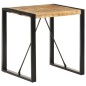 vidaXL Tavolo da Pranzo 70x70x75 cm in Legno Massello di Mango Grezzo