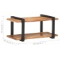 Mobile Porta TV 90x40x40 cm in Legno Massello di Acacia Mobile Porta TV 90x40x40 cm in Legno Massello di Acacia