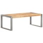 Tavolino da Salotto 110x60x40 cm in Legno di Mango Grezzo Tavolino da Salotto 110x60x40 cm in Legno di Mango Grezzo