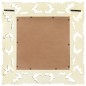vidaXL Specchio Intagliato a Mano Bianco 50x50 cm in Massello di Mango vidaXL Specchio Intagliato a Mano Bianco 50x50 cm in Massello di Mango