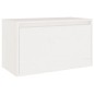Pensile Bianco 60x30x35 cm in Legno Massello di Pino Pensile Bianco 60x30x35 cm in Legno Massello di Pino
