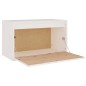 Pensile Bianco 60x30x35 cm in Legno Massello di Pino Pensile Bianco 60x30x35 cm in Legno Massello di Pino
