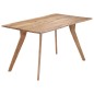 vidaXL Tavolo da Pranzo 140x80x76 cm in Legno Massello di Acacia vidaXL Tavolo da Pranzo 140x80x76 cm in Legno Massello di Acacia