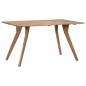 vidaXL Tavolo da Pranzo 140x80x76 cm in Legno Massello di Acacia vidaXL Tavolo da Pranzo 140x80x76 cm in Legno Massello di Acacia