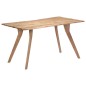 vidaXL Tavolo da Pranzo 140x80x76 cm in Legno Massello di Acacia vidaXL Tavolo da Pranzo 140x80x76 cm in Legno Massello di Acacia