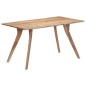 vidaXL Tavolo da Pranzo 140x80x76 cm in Legno Massello di Acacia vidaXL Tavolo da Pranzo 140x80x76 cm in Legno Massello di Acacia