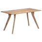 vidaXL Tavolo da Pranzo 140x80x76 cm in Legno Massello di Acacia vidaXL Tavolo da Pranzo 140x80x76 cm in Legno Massello di Acacia