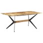 Tavolo da Pranzo 180x90x76 cm in Legno Massello di Mango Tavolo da Pranzo 180x90x76 cm in Legno Massello di Mango
