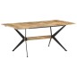 Tavolo da Pranzo 180x90x76 cm in Legno Massello di Mango Tavolo da Pranzo 180x90x76 cm in Legno Massello di Mango