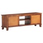 Mobile Porta TV Marrone Miele 120x30x41 cm in Legno di Acacia Mobile Porta TV Marrone Miele 120x30x41 cm in Legno di Acacia