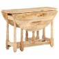 Tavolo da Pranzo Rotondo 110x76 cm in Legno Massello di Mango Tavolo da Pranzo Rotondo 110x76 cm in Legno Massello di Mango