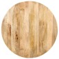 Tavolo da Pranzo Rotondo 110x76 cm in Legno Massello di Mango Tavolo da Pranzo Rotondo 110x76 cm in Legno Massello di Mango